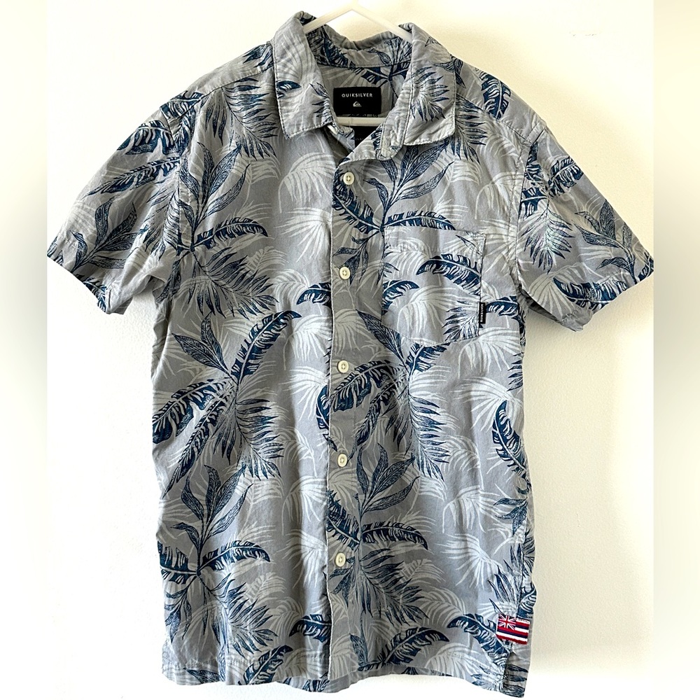 Quiksilver Kids Button Up Shirt - Kids Size S